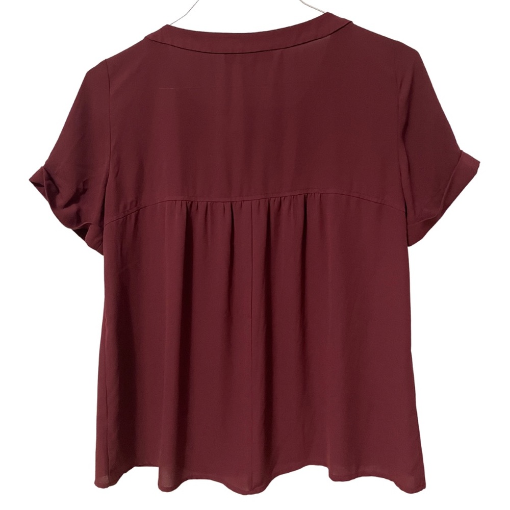Loft Maroon Top - Picture 3 of 3